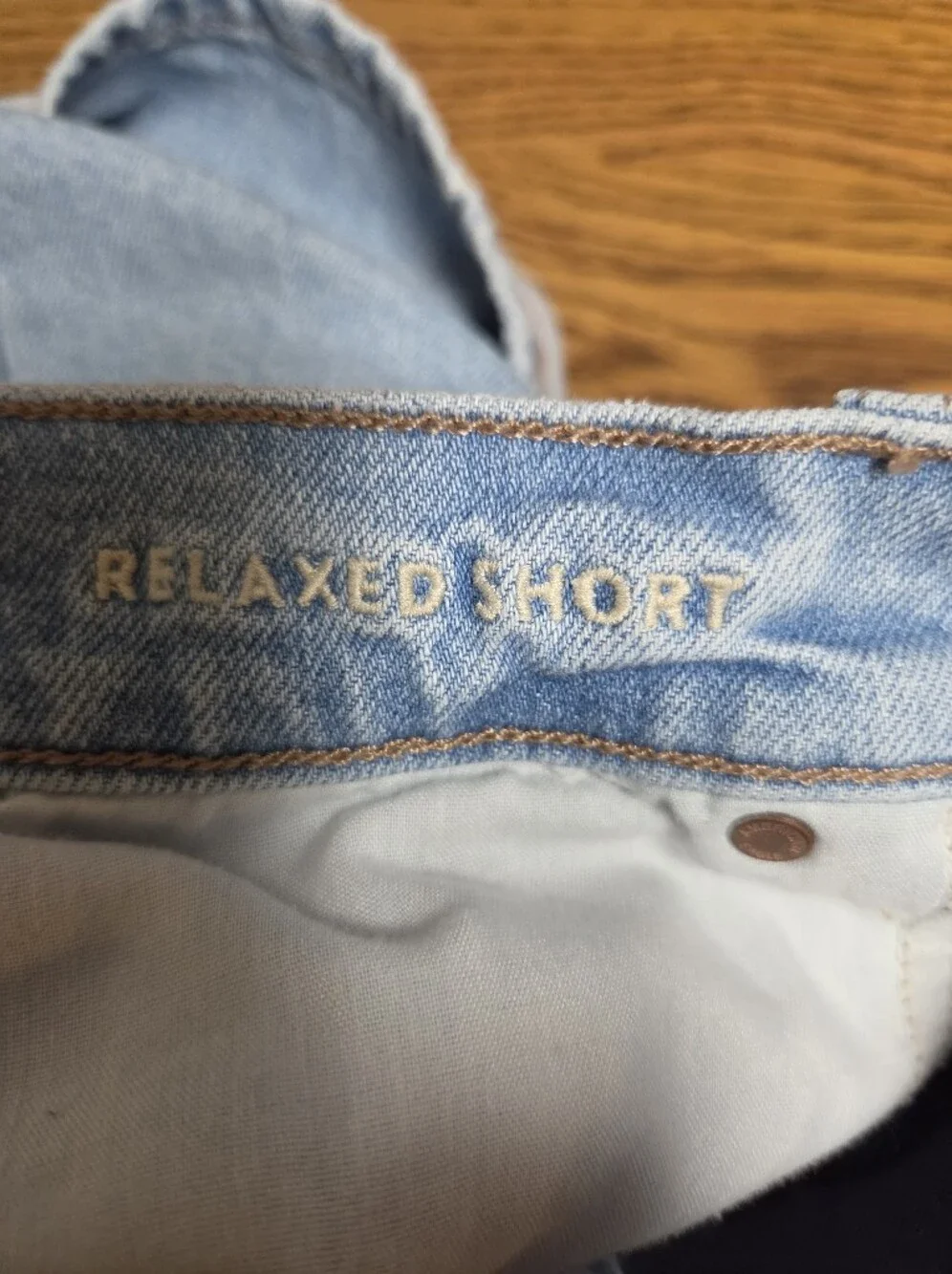 American Eagle Outfitters Light Blue Denim Shorts Size 4 - Picture 8 of 11